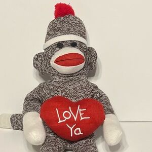Plushland Love Ya Sock Monkey